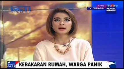 Warga Panik Sejumlah Rumah di Sampit Terbakar