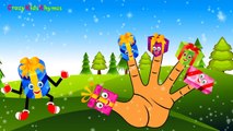 Finger Family Nursery Rhymes ( Christmas Gifts Cartoon ) Daddy Finger Song Rhyme | Childrens Songs
