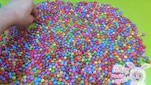 Learn To Count 1 to 70 with Candy Numbers! Surprise Eggs Smarties Candy!