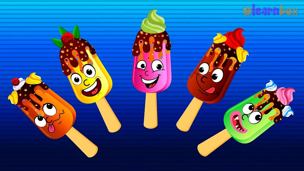 Ice Cream Cartoons Animation Singing Finger Family Nursery Rhymes for Preschool Childrens Song