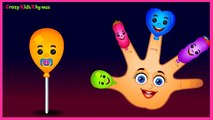 Finger Family Balloon Rhymes for Children | Balloon Finger Family Song | Cartoons for Children