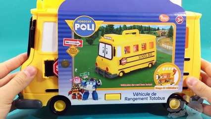 Peppa Pig Wheels On The Bus Nursery Rhymes - School Bus Toys RoboCar Poli Kids Video Song