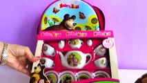 Masha and the Bear Surprise toys back-pack - Masha cries for play doh ice cream popsicle-pUD32F0e7DI