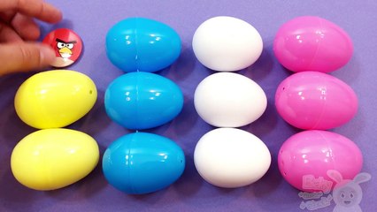 Learn Patterns with Surprise Toys! Opening Colours Surprise Eggs!