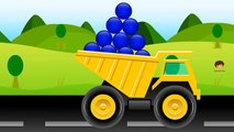 Learn Colors with Monster Trucks for Children | Preschool Kids Nursery Rhymes | Crazy Color Balls