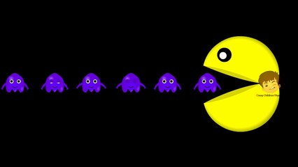 Colors for Kids to Learn with Packman Cartoon - Colours for Children to Learn - Learning kids Video