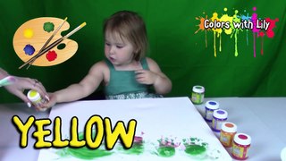 Painting - Learning Colors with Lily