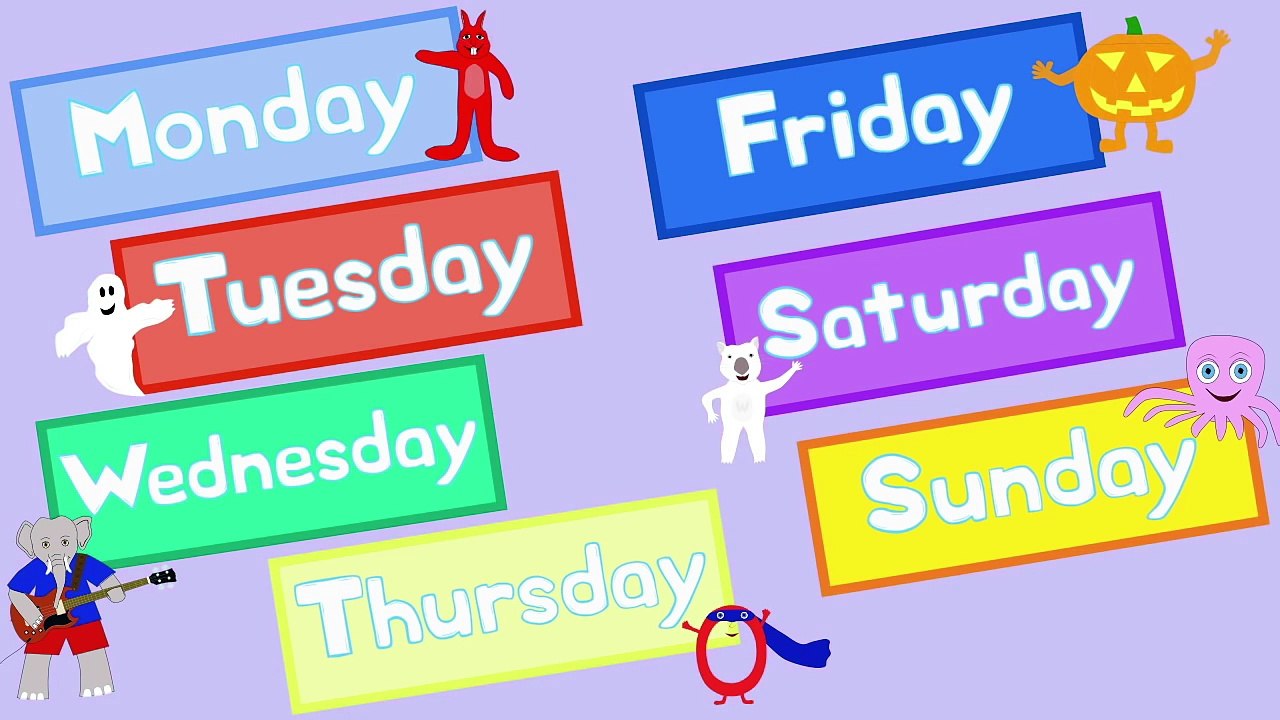 Days of the Week Song 3