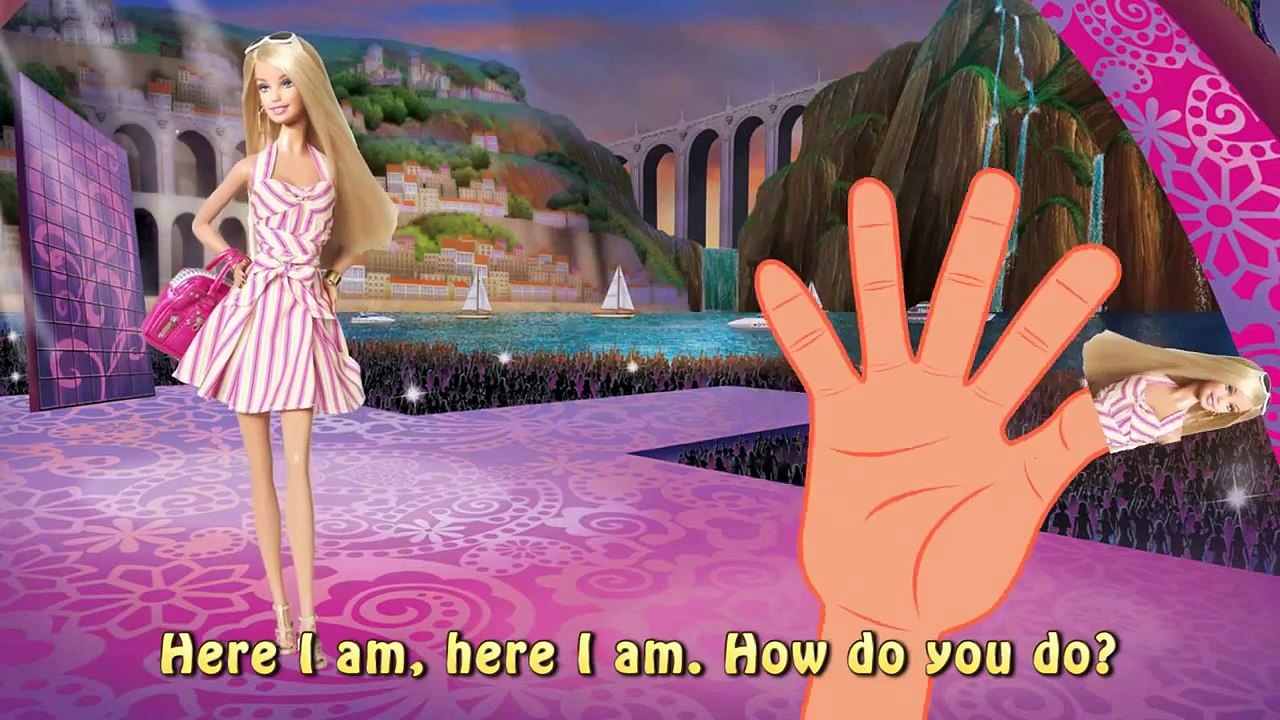 Finger Family | Barbie Nursery Rhyme for Childrens Babies and Toddlers