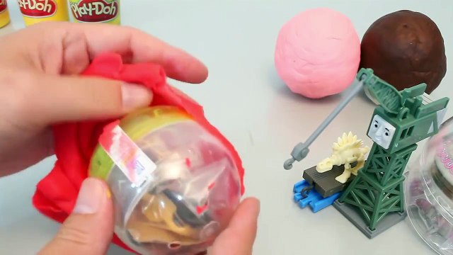 Surprise Eggs Play Doh Disney Cars, Frozen, Thomas Toy 플레이도우 서프라이즈 에그 와 뽀로로 폴리 타요 장난감 YouTube