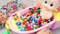 Learn Colors Baby Doll Bath Time Doctor Syringe Play Doh Toy Surprise Slime Bubble Kinetic Part 2