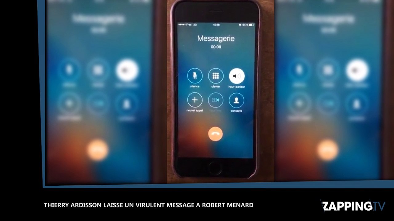 SLT : Thierry Ardisson insulte Robert Ménard dans un message vocal (Vidéo)