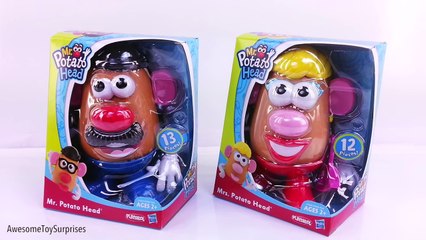 Video herunterladen: Mr. & Mrs. Potato Head Fun Toys for Kids Play-Doh Surprise Eggs Dippin Dots Toy Surprises