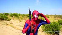 Superhero in Real Life The Amazing Spider man 2 With His Gun Destroying The Target! Super Hero In
