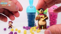 Cups and Balls Learn Colours Surprise Toys Masha and The Bear Collection 2016 for Children