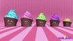 The Finger Family Cup Cakes Family Nursery Rhyme | 3D Cup Cakes Finger Family Songs