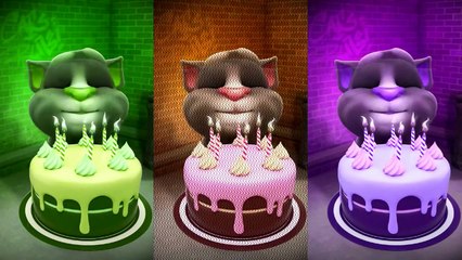 Talking Tom Cat Colors Reaction Compilation Slow Reverse HD