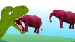 Colors for Kids to Learn with Dinosaur vs Elephant, Colours for Children,Preschool Learning Videos