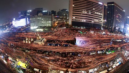 Manifestation monstre à Séoul contre la présidente sud-coréenne