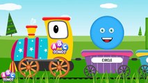 Learn Shapes with the Shapes Train | Shapes Song | 2D Shapes