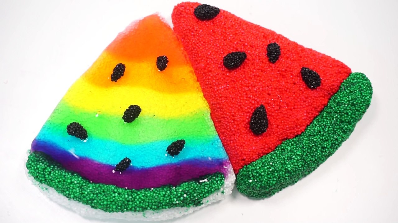 DIY How To Make Rainbow Color Foam Jelly Monster Slime For Kids Children -  video Dailymotion