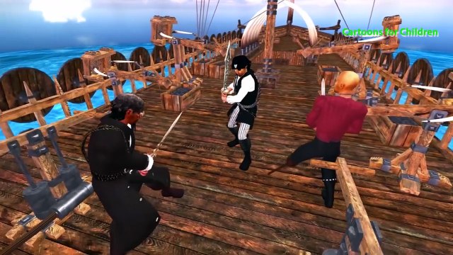 Caribbean Pirates Daddy Finger Family | Baby Pirate Cartoons for Children Nursery Rhymes