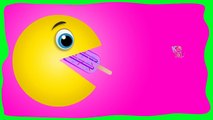 Fun Learning Colours with Pacman - Play Dough IceCream - Packman Funny Learn Videos For Kids #Funny