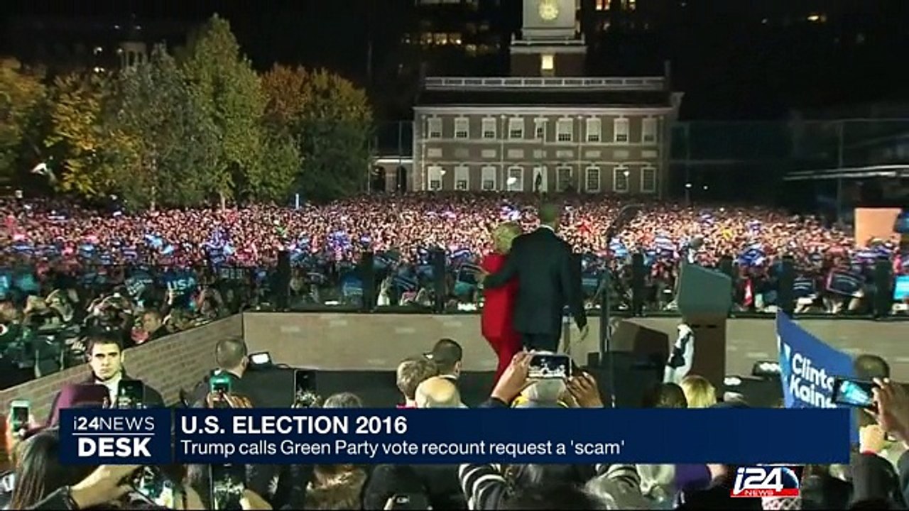Trump calls Green Party vote recount request a 'scam'