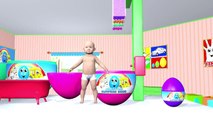 NEW Baby Bath 3D for Kids to Learn Colors PART 2 Baby Doll Bath Time Color Balls Gumball Machine
