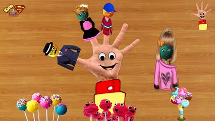 The Finger Family Cake Pop - Family Nursery Rhyme - Cake Pops Finger Family Songs