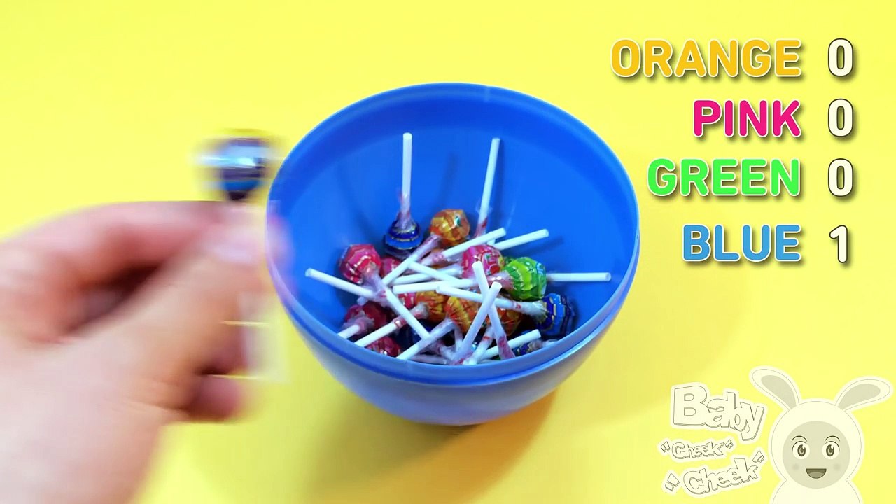Learn Colours and to Count With Candy Chupa Chups! Fun Learning Contest! Lesson 2