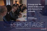 [REPORTAGE] Échange avec des artistes et des acteurs de la francophonie culturelle