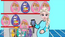 New Paw Patrol Elsa Goes Egg Market | Chase Marshall #MRKINDER Kids Surprise Eggs #Animation
