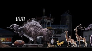 Scale Comprison of Final Fantasy 15's Creatures-FdScMsLSKps