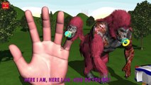 GORILLA VS CAPTAIN AMERICA SUPERHERO BATTLE Finger Family | 1 HOUR | Nursery Rhymes In 3D Animation