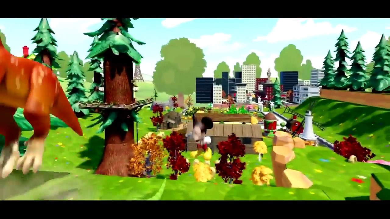 Mickey Mouse The Good Dinosaur ARLO Butch Nash Ramsey Having Fun With Spiderman