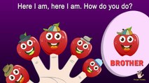 Fresh Red Apple Finger Family | Finger Family Nursery Rhymes for Children