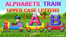 ABC Songs for Children | An Alphabet Train | Learning Upper Case Letters