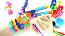 Learning Colors Video for Children Body Painting | DreamWorks Trolls Poppys True Colors Poppy
