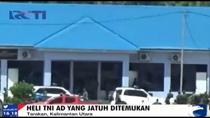 Heli TNI AD yang Jatuh di Tarakan Kalimantan Utara Ditemukan
