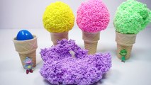 Play Foam Ice Cream Cones Surprise Toys Inside Out Car Hello Kitty Chip and Dale Dora