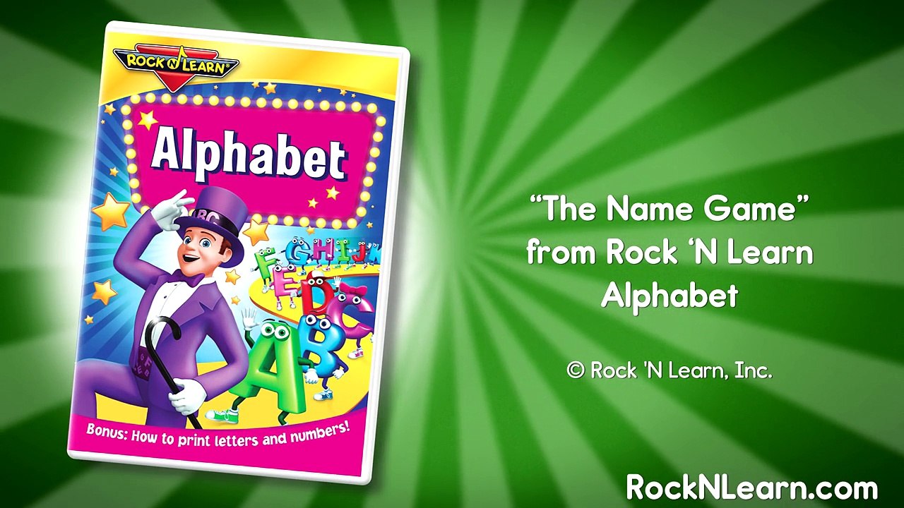 The Name Game from Alphabet by Rock N Learn - Vidéo Dailymotion