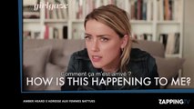 Amber Heard divorcée de Johnny Depp : Elle s’adresse aux femmes battues (Vidéo)