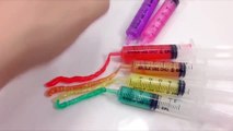 Learn Colors Orbeez Surprise Toys Baby Doll Bath Time DIY Doctor Syringe Slime English