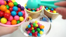 Learn Colors Rainbow Bubble Gum Surprise Toys Minecraft Minions Thomas Toy Story Surpermario