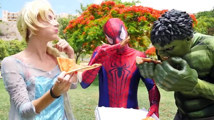 Spiderman Cartoon and ELSA & Maleficent Trap ! w/ Hulk, Olaf, Candy | Kids Video 2016