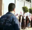 طلاب مدرسة البكرى يستقبلون شهيد سيناء بالأعلام والهتاف