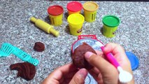 Learn Colors & Counting with Play Doh Spiderman Surprise Toy Burger Teach Toddlers Educational Fun