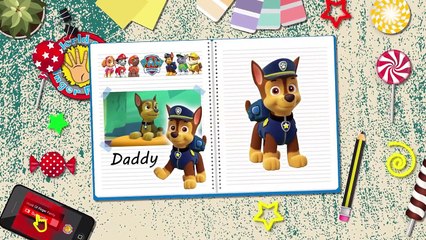 PAW Patrol Coloring Book Chase. PAW Patrol Finger Family №2