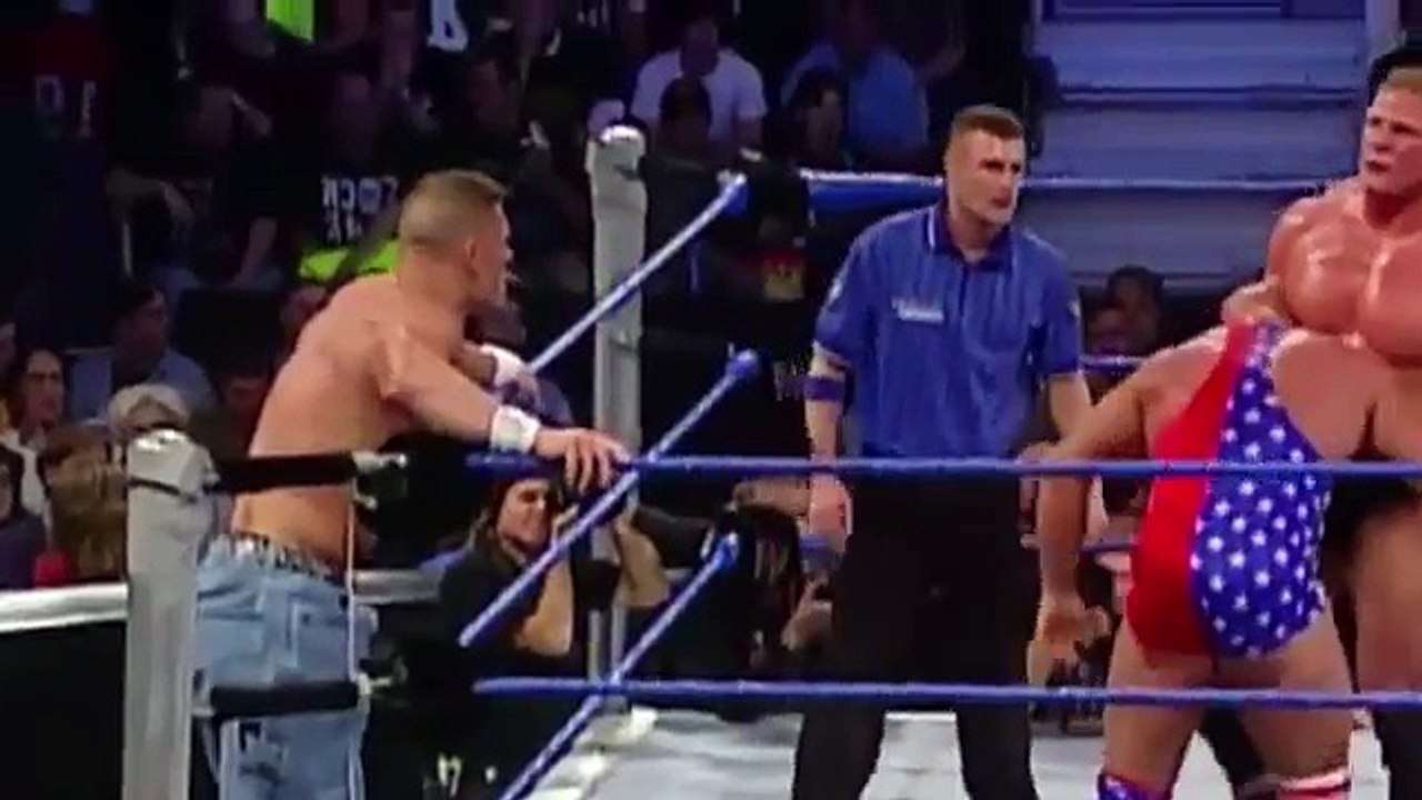 John Cena & Brock Lesner vs Undertaker & Kurt Angle Full Match